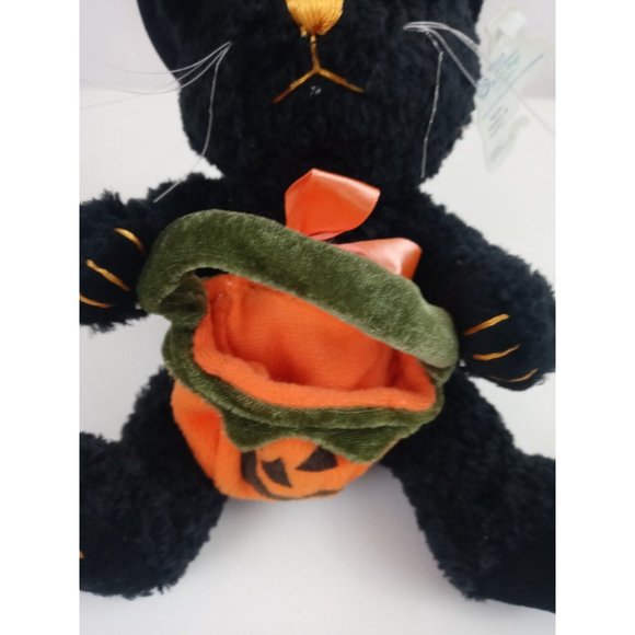 New Halloween Lucky the Bean Bag Cat for March of Dimes from Plushland - Picture 3 of 8